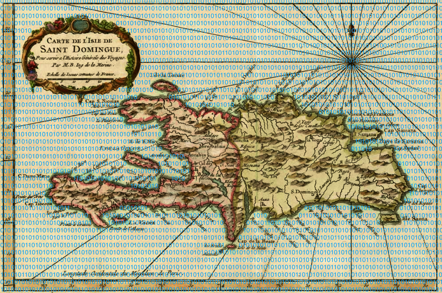 Map of Saint-Domingue.