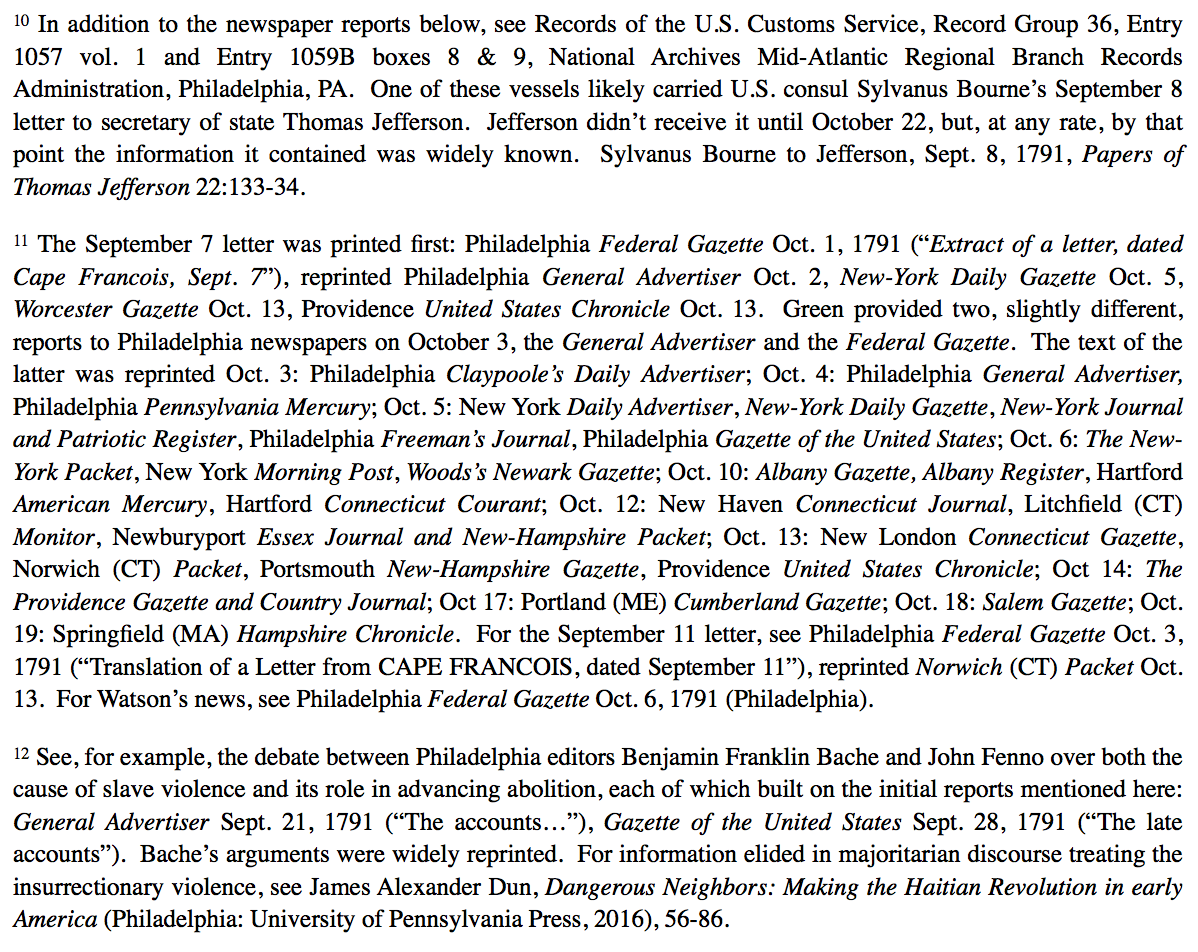 Endnotes to the article.