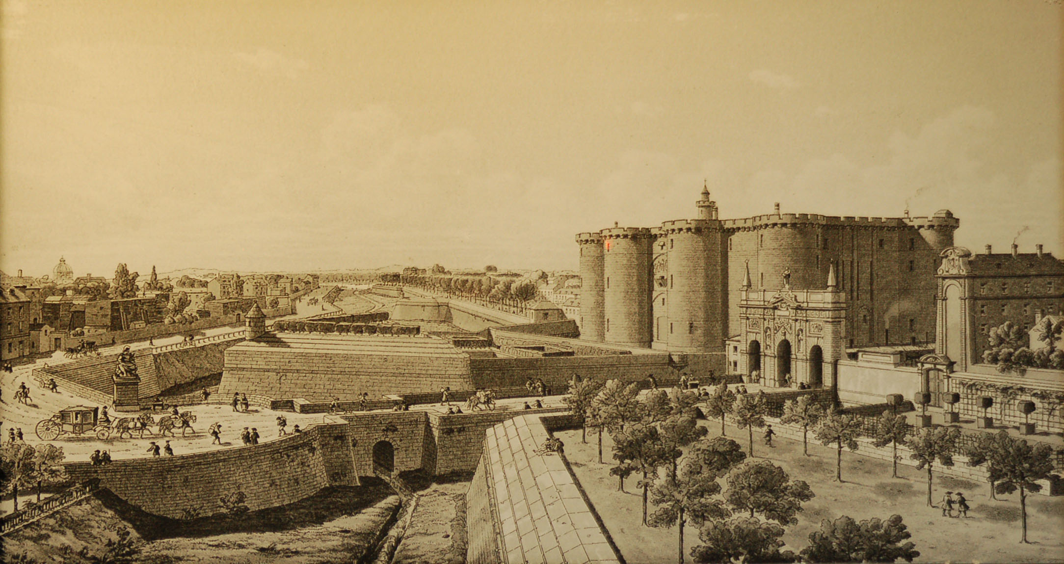 The Bastille before its destruction.