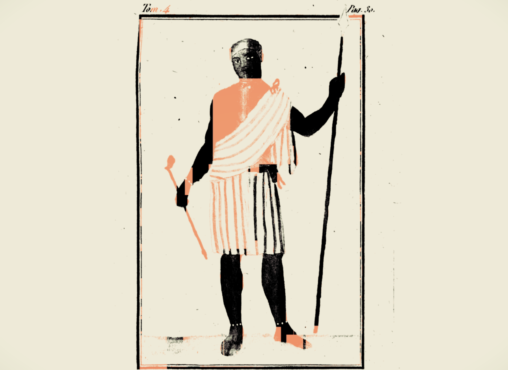 Senegalese man in civil costume.