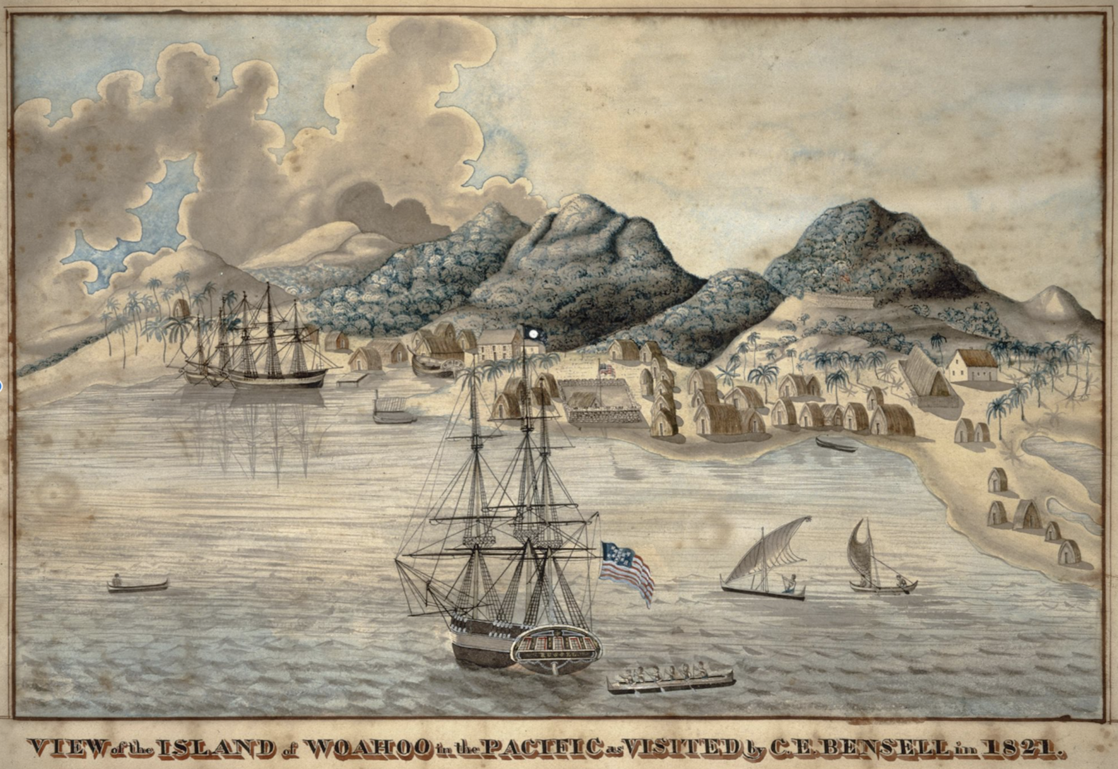 View of the Island of Woaoo.