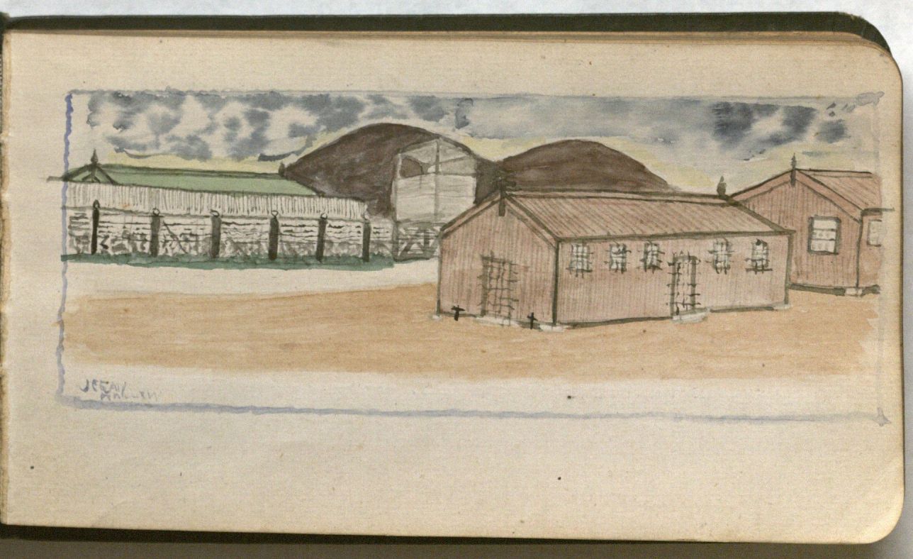 A sketch of the camp.