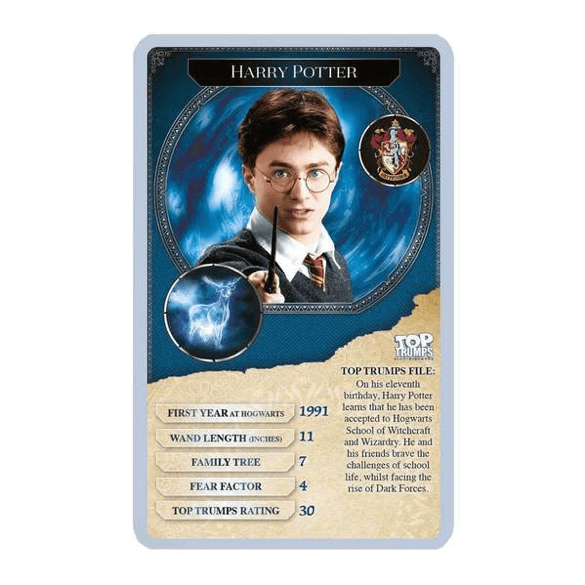 Harry Potter card game. 