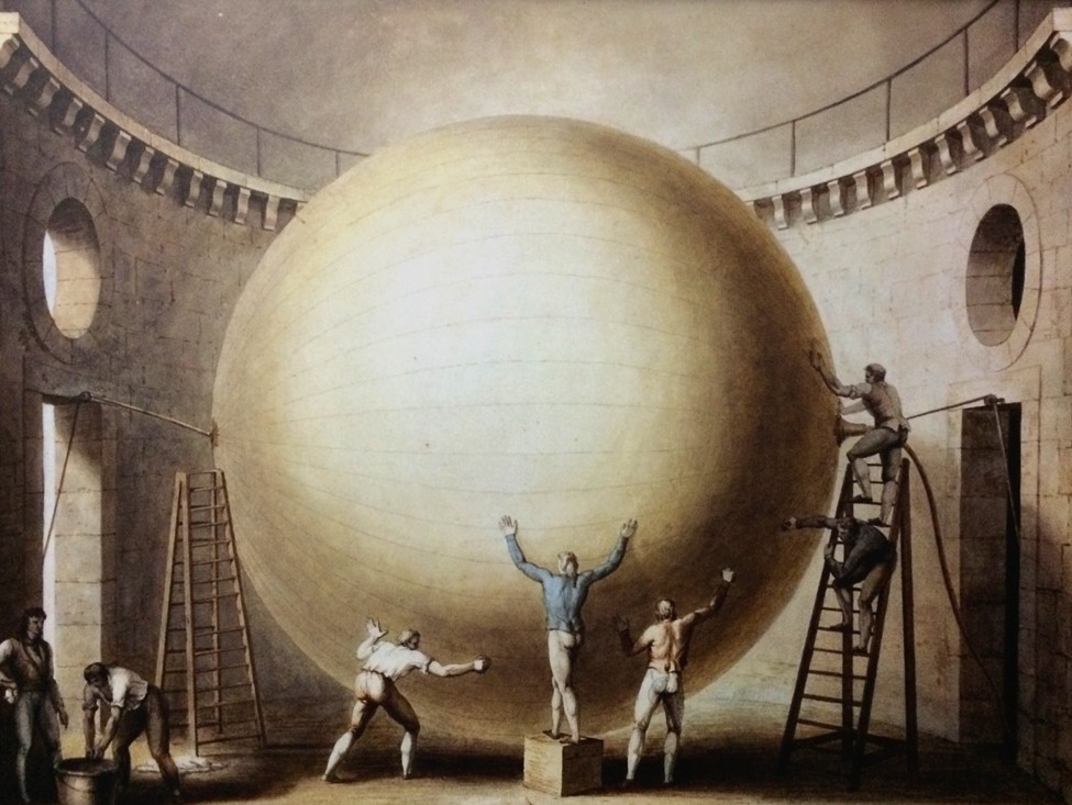 Building of a balloon.
