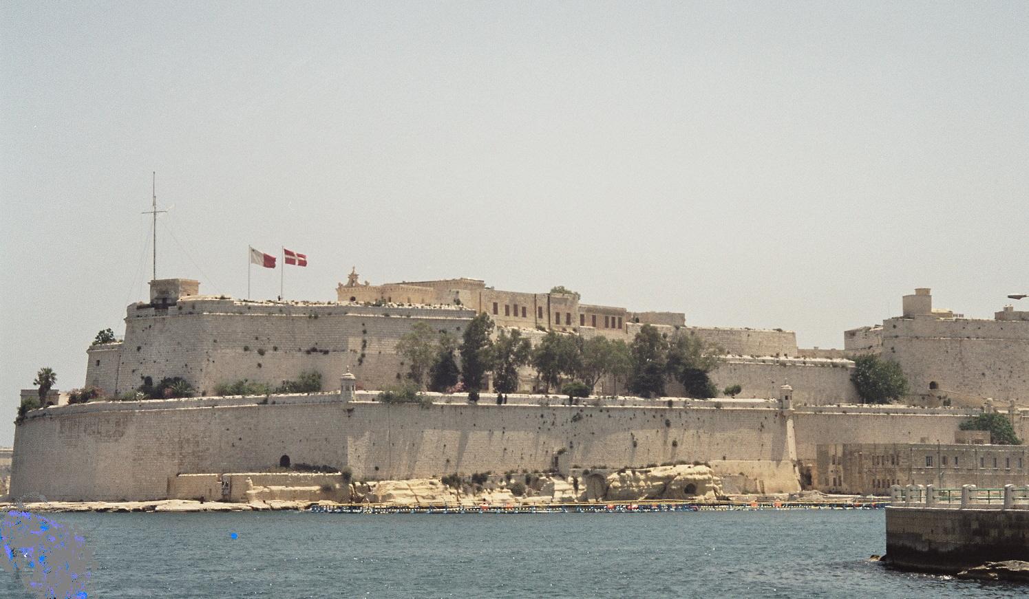 Fort Saint Angelo in Malta. 