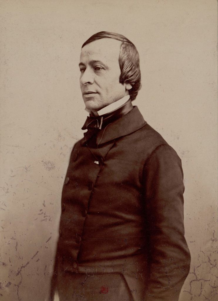 Édouard René de Laboulaye standing and posing for a photograph.