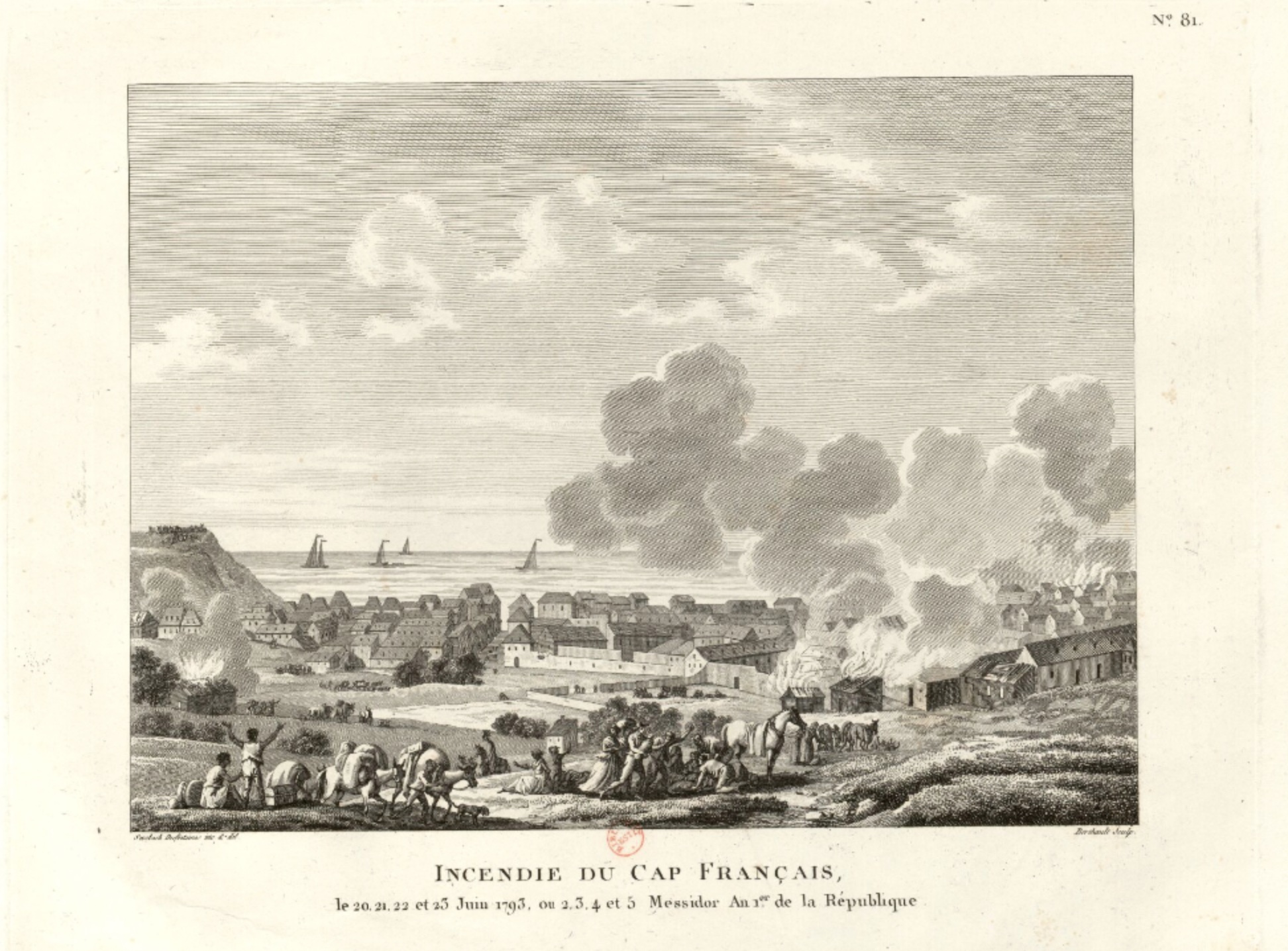 Burning of Cap Français