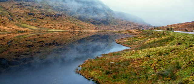 a lake in the Scottish highlands